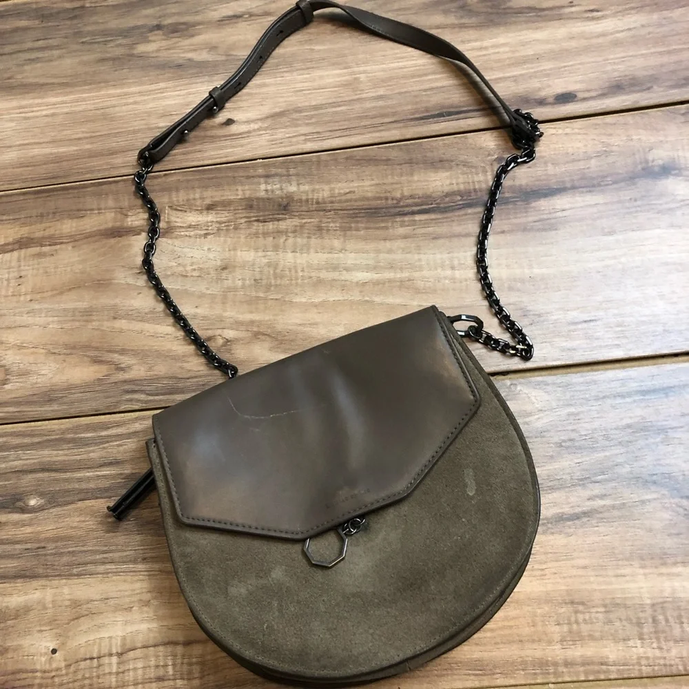 Louise et Cie Jael Octagon Crossbody Bag Brown